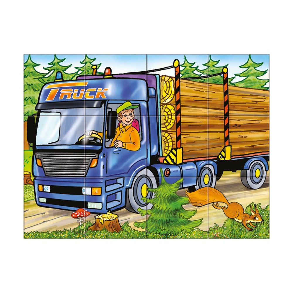 Dino Dřevěné kostky Mašinka (obrázek 8)