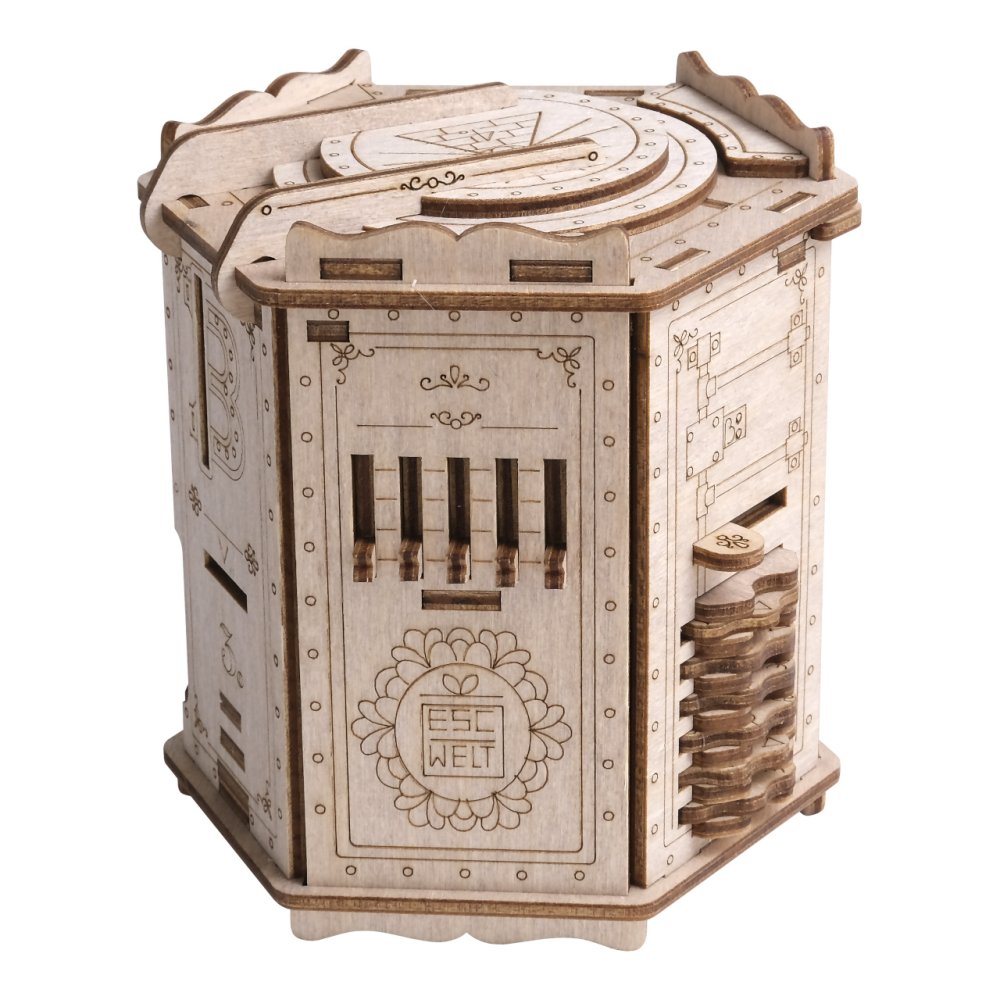 EscapeWelt Dřevěný hlavolam Fort Knox Pro (obrázek 11)