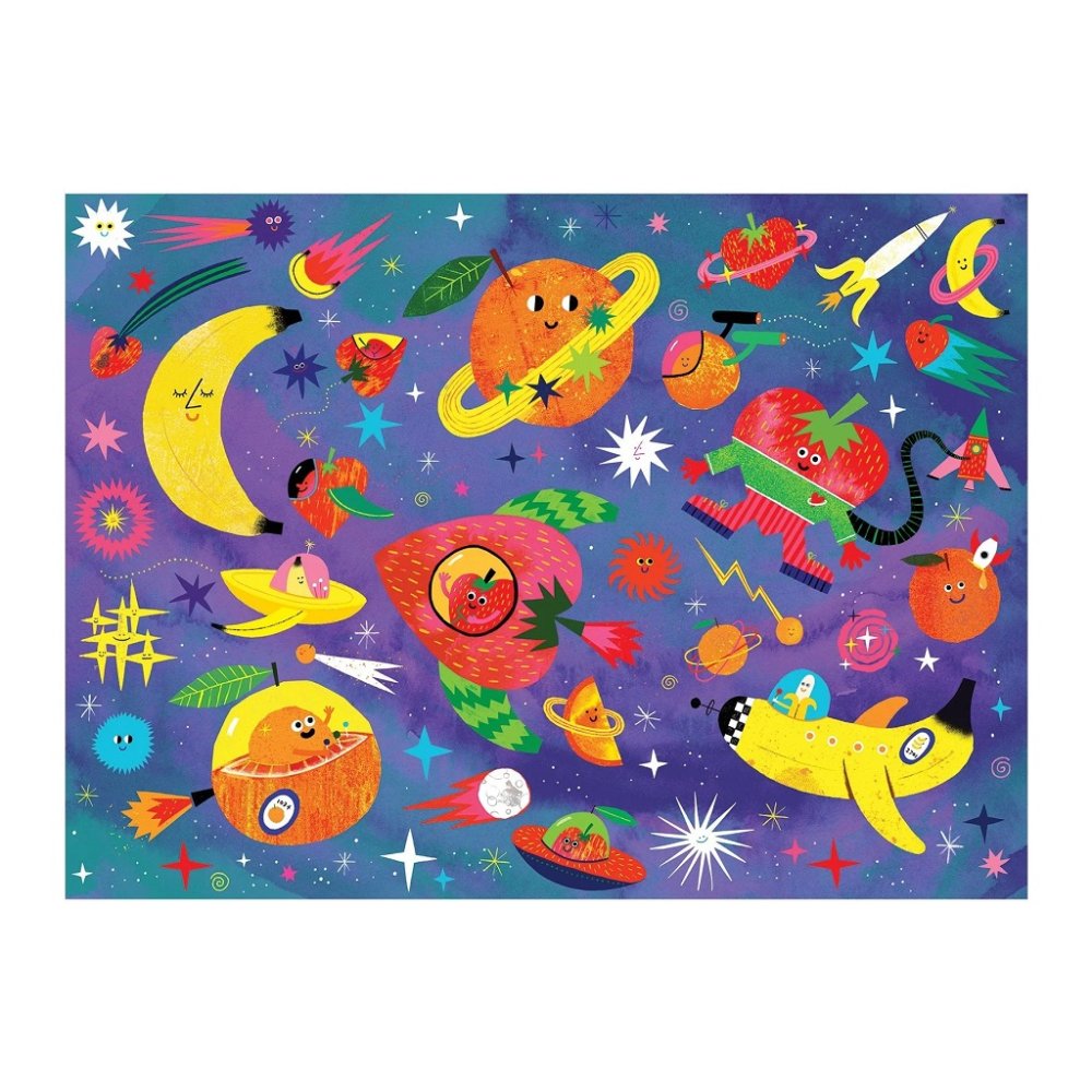 Puzzle Mudpuppy Fruits de l'espace parfumés 60 pièces – Image 4
