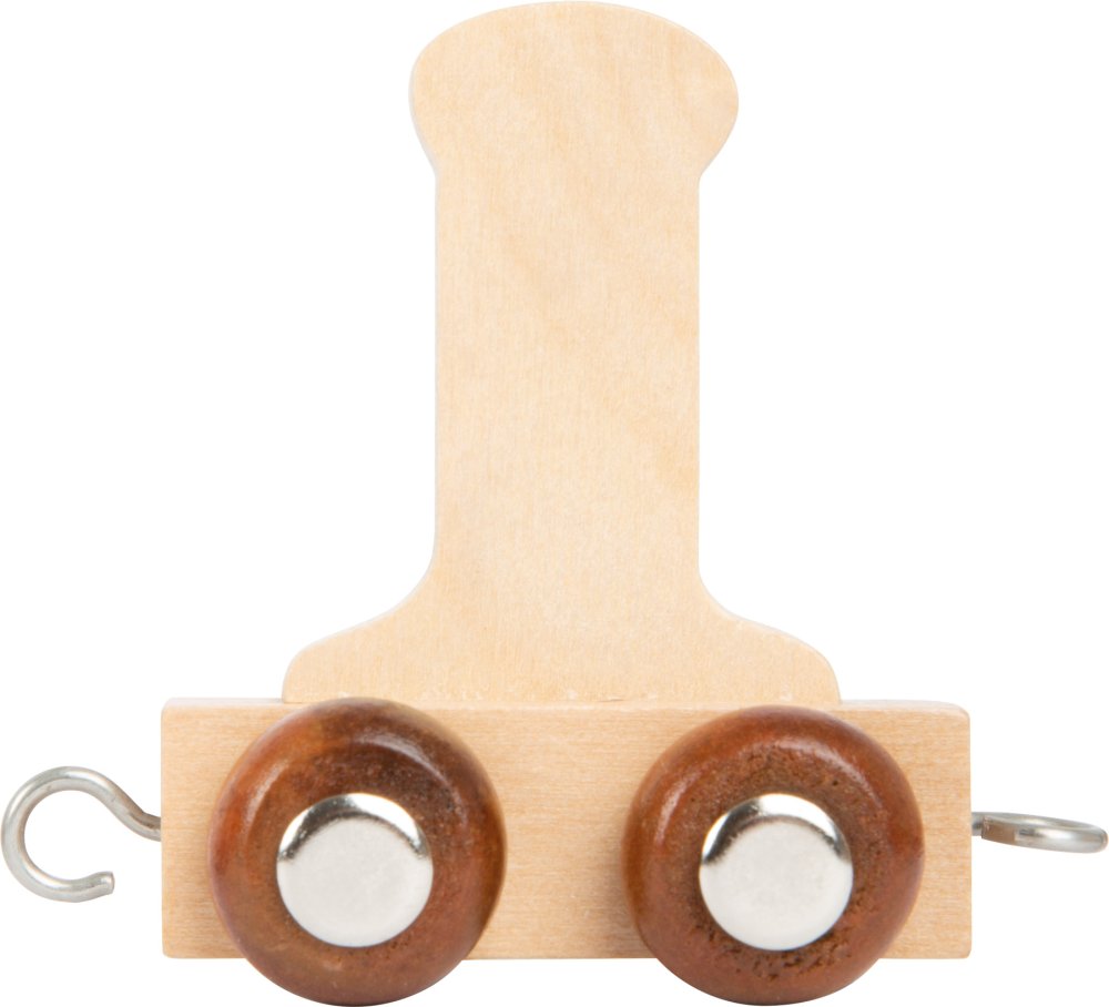 small foot Train en bois circuit de train alphabet lettre I
