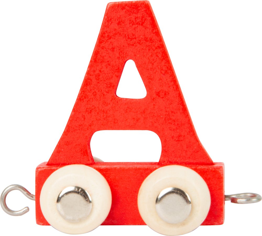 small foot Holzzug bunte ABC Buchstaben - Buchstabe A