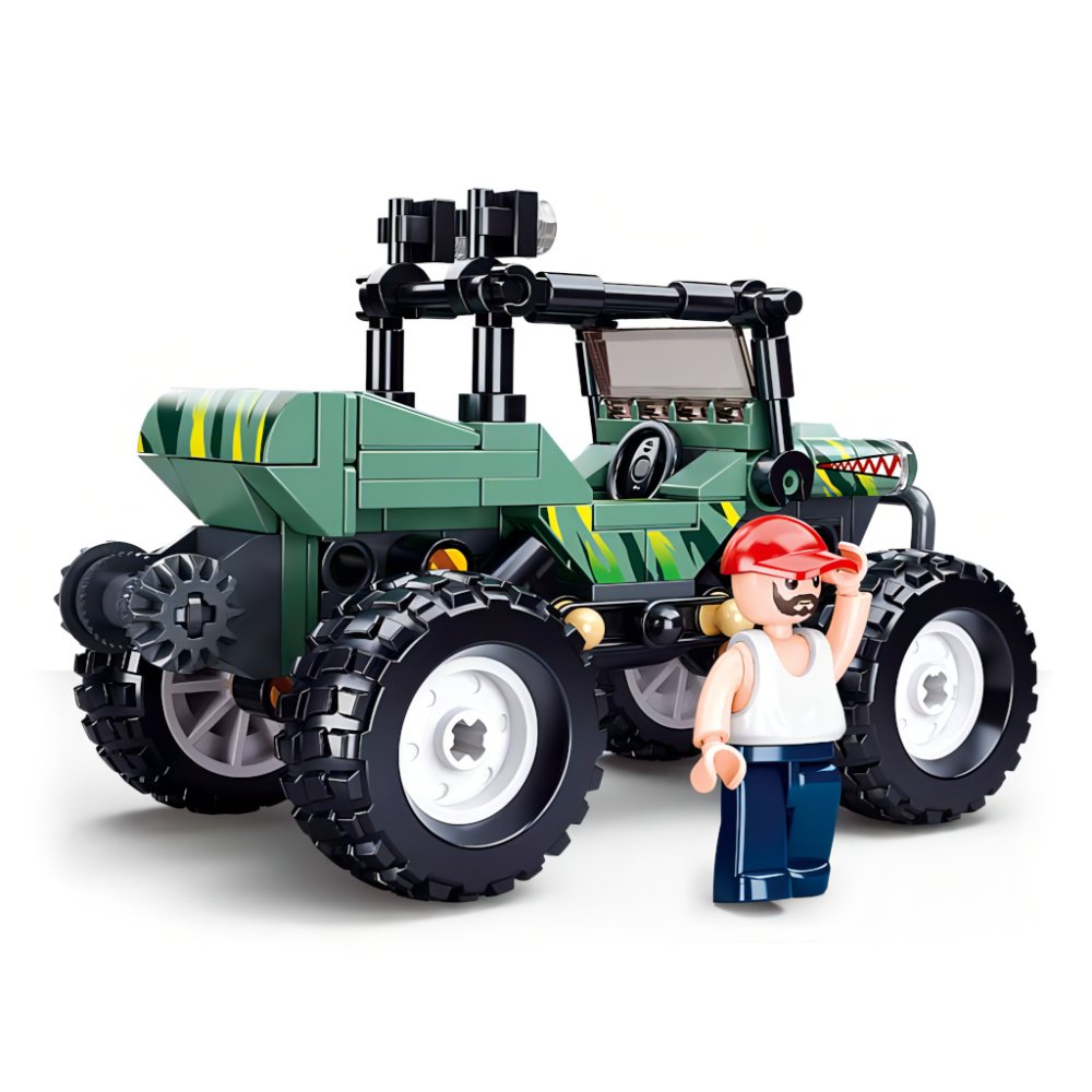 Sluban Town M38-B1106 Grünes Geländefahrzeug – Bild 4