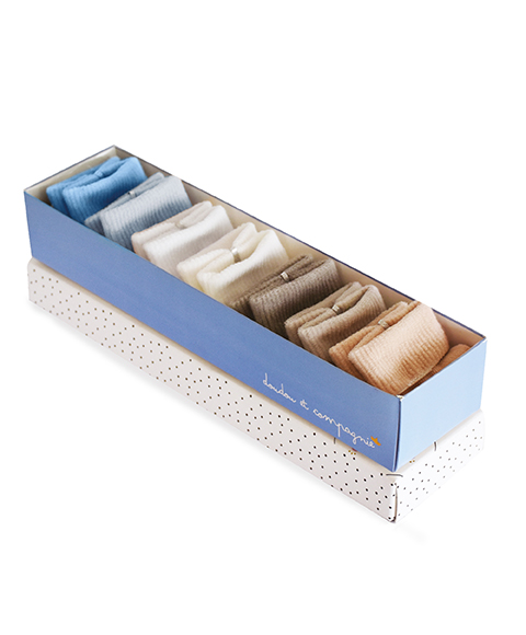 Doudou Set Regalo - calzini per neonato 0-6 mesi