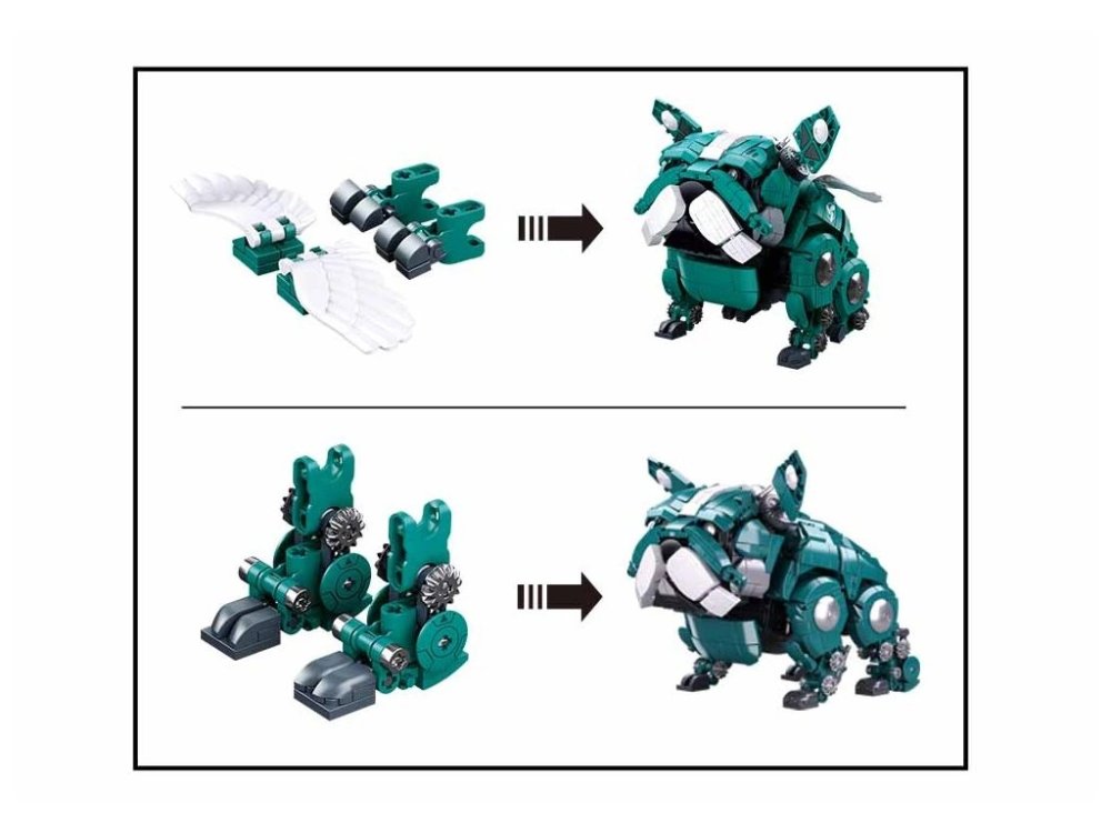 Sluban Pleyerid M38-B1112B Mechanical Bulldog Green - Image 3