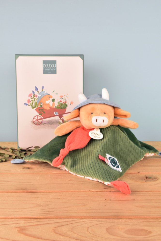 Doudou Coffret cadeau Peluche lange vache Aneth 27 cm – Image 5