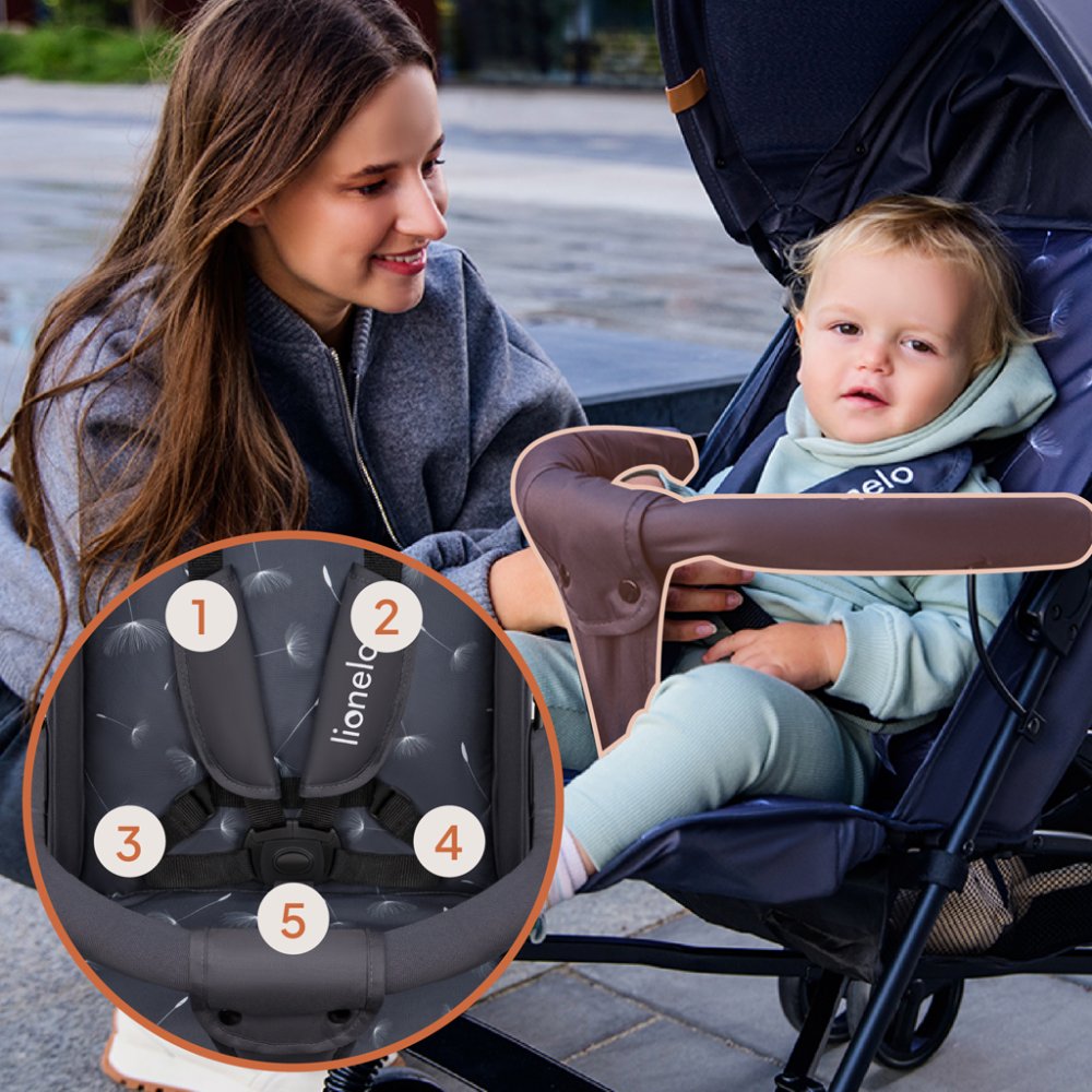 LIONELO Wózek golfowy Elia Grey White - obrazek 6