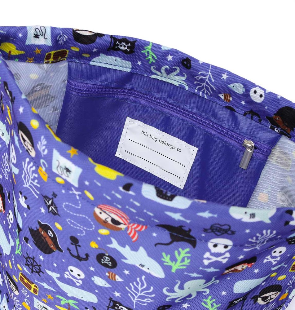 A Little Lovely Company - Bolsa de deporte infantil - piratas - Imagen 6