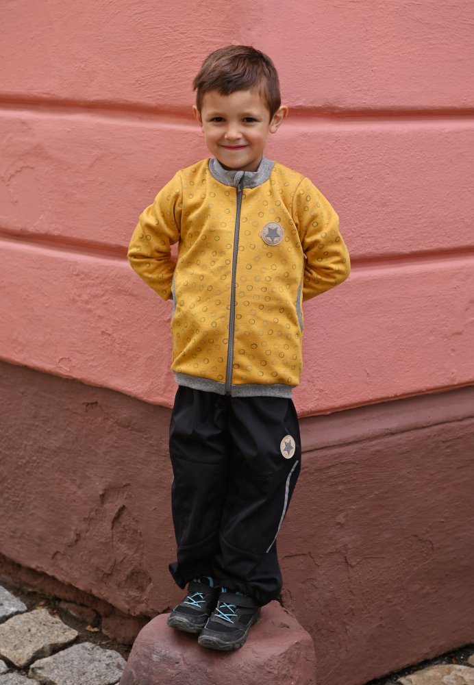 Veste molletonnée chaude zippée - ocre 110 – Image 6