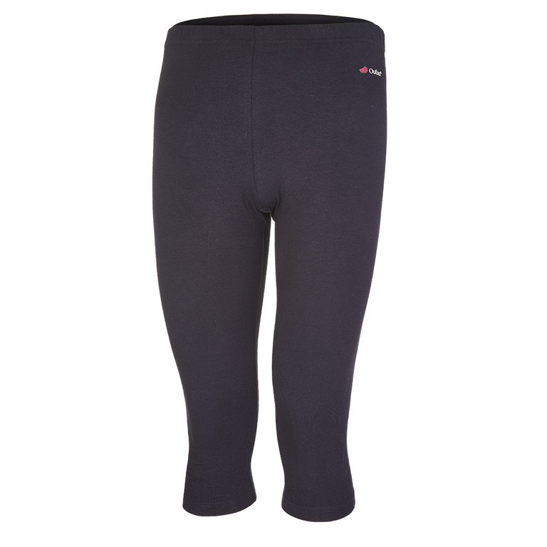 3/4-es női vékony Outlast® leggings - fekete L