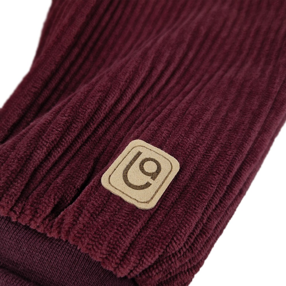 Pantalones de pana con dobladillo - burdeos 68 - Imagen 4