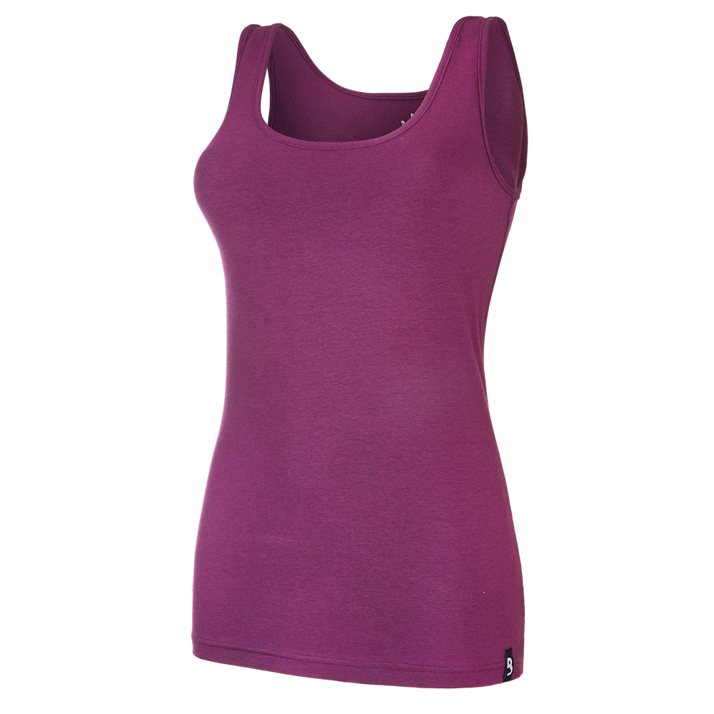 Damen Tank Top dünn Outlast® - Pflaume XL
