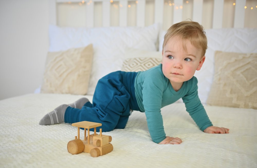 Pantalon de survêtement chaud - turquoise 116 – Image 4