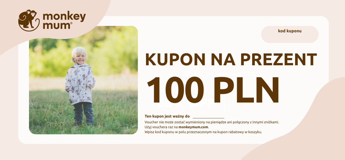 Kupon na prezent - 100 PLN Klasyk