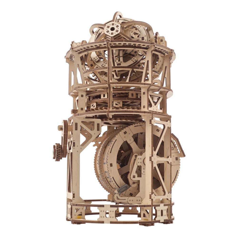 Ugears 3D dřevěné mechanické puzzle Hodinový strojek s tourbillonem (obrázek 9)
