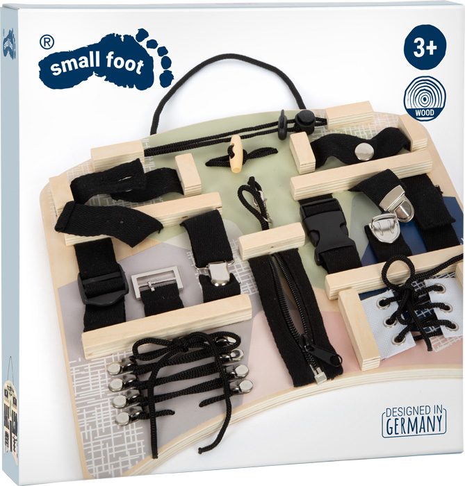 small foot Motorická deska se spojovacími a vázacími prvky (obrázek 3)