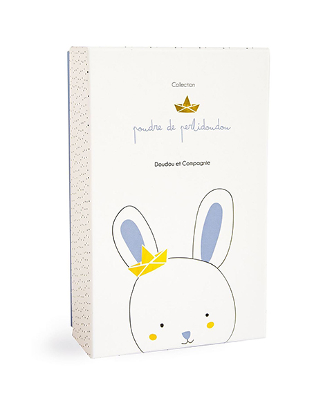 Doudou Dárková sada - Plyšový králíček námořník hrající melodii 14 cm (obrázek 6)