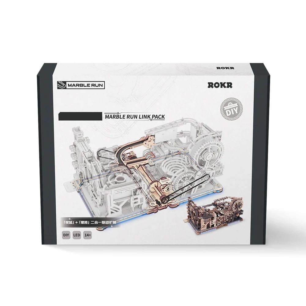 RoboTime 3D dřevěná skládačka Spojovací příslušenství (LGA01, LGC01) (obrázek 2)