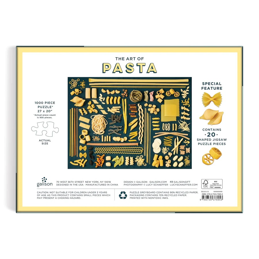 Galison Puzzle Těstoviny 1000 dílků (obrázek 5)