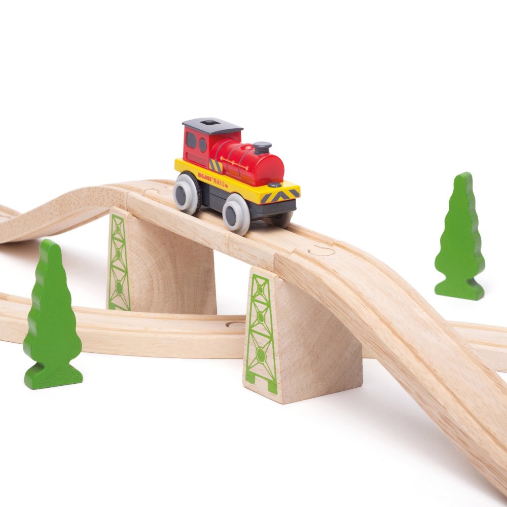 Bigjigs Rail Elektrická lokomotiva Červený silák (obrázek 7)