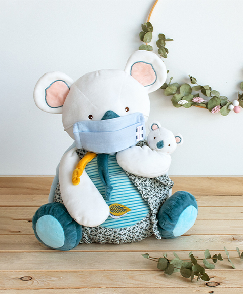 Doudou Koala Yoca s prostorem pro uložení pyžámka 40 cm (obrázek 4)
