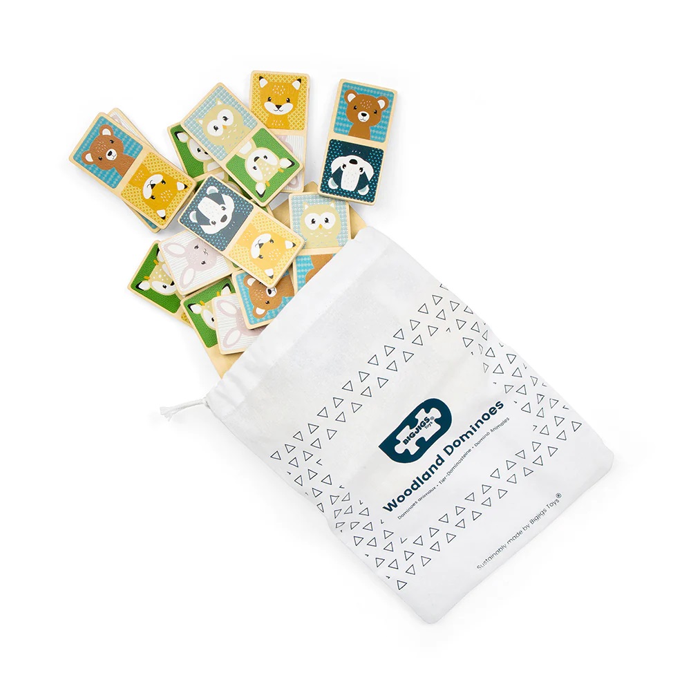 Bigjigs Toys Domino lesní zvířátka (obrázek 5)