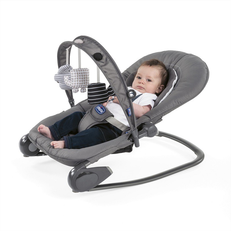 CHICCO Swing Hoopla – Moon Grey 0 M+, Bis 18 Kg