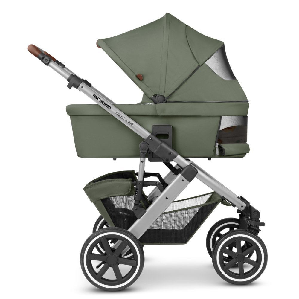 ABC DESIGN Salsa 4 Air Olive 2024 Combined Stroller + Free Car Seat Adapter