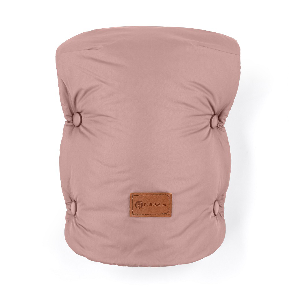 PETITE&MARS Väska 4 I 1 Comfy Glossy Princess + Muff Jasie Dusty Pink