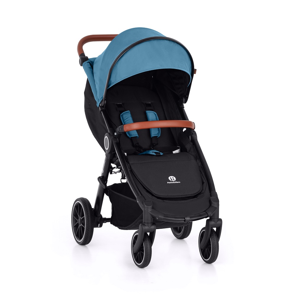 PETITE&MARS Barnvagn Street+ RWS Ek Ocean Blue Komplett