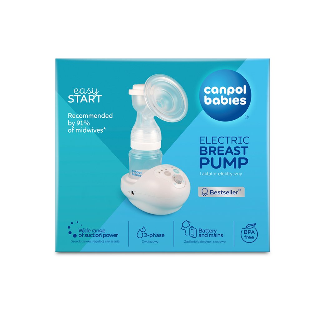 CANPOL BABIES EasyStart Elektrische Milchpumpe