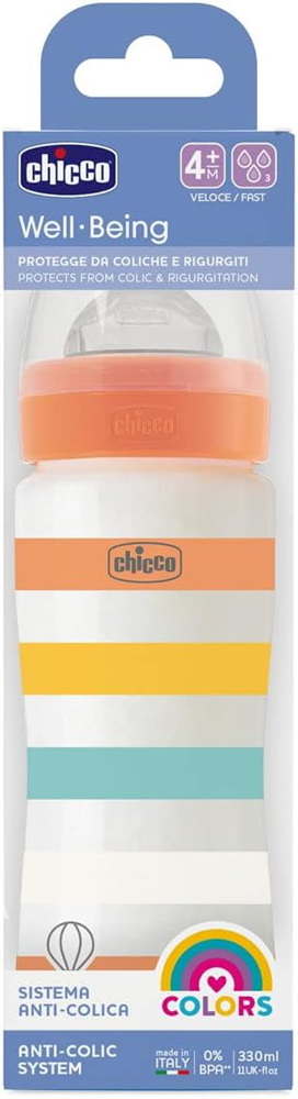 CHICCO Biberón Bienestar Silicona 330 Ml Uni