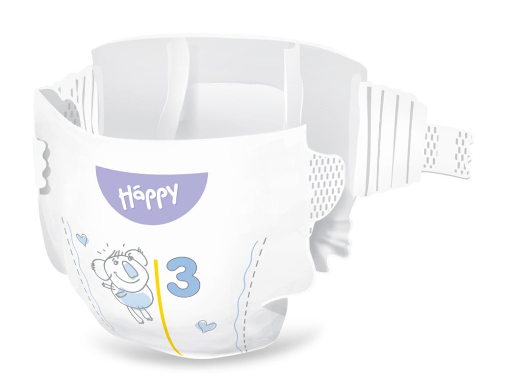 BELLA HAPPY Baby Midi Pieluszki Jednorazowe 5-9 Kg 50 Szt