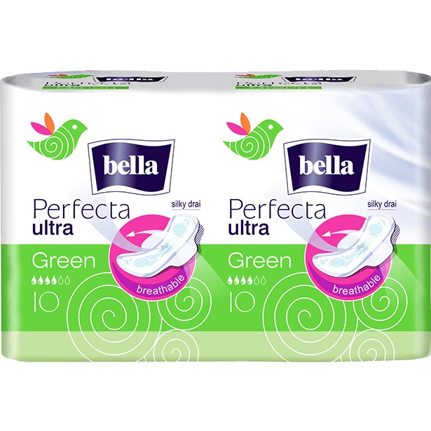 2x BELLA Perfecta Grün Duo 20 Stk (10+10)