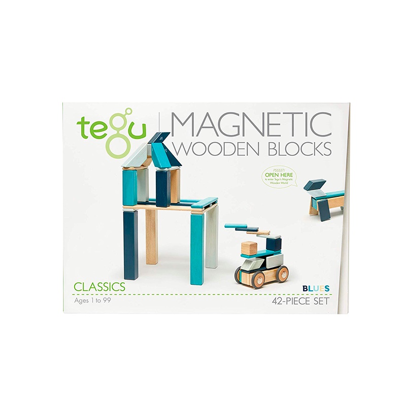 Magnetic Kit TEGU Blue - 42 Parts