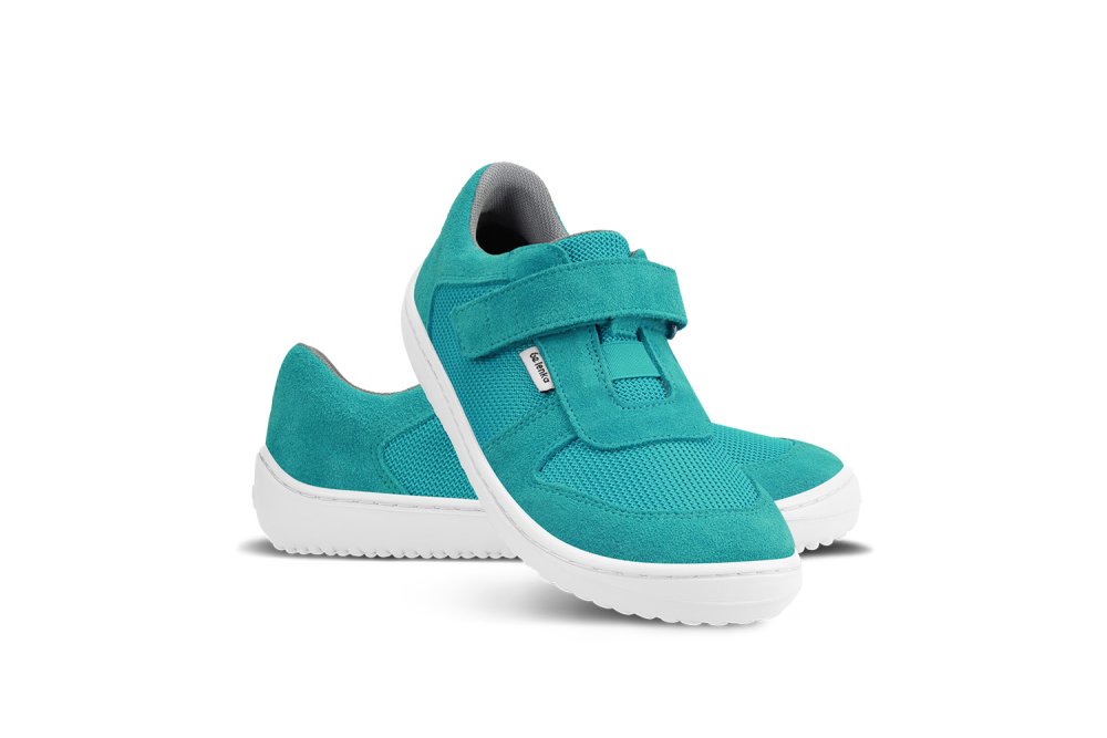 Baskets Pieds Nus Pour Enfants Be Lenka Joy - Turquoise & Blanc 27 Turquoise