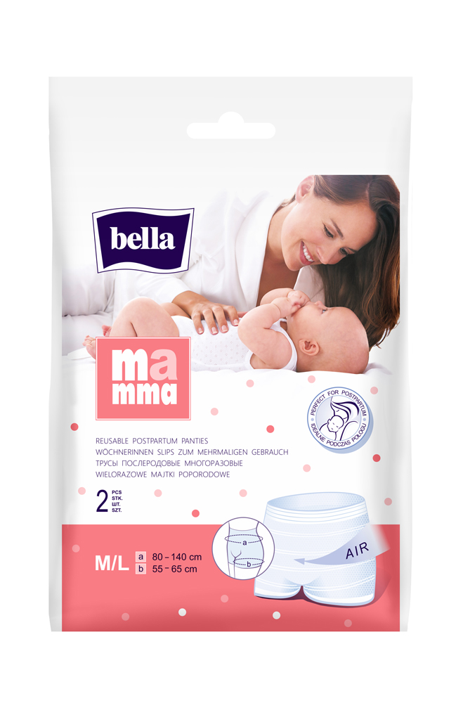 BELLA MAMMA Culotte résille M/L (2 pcs)