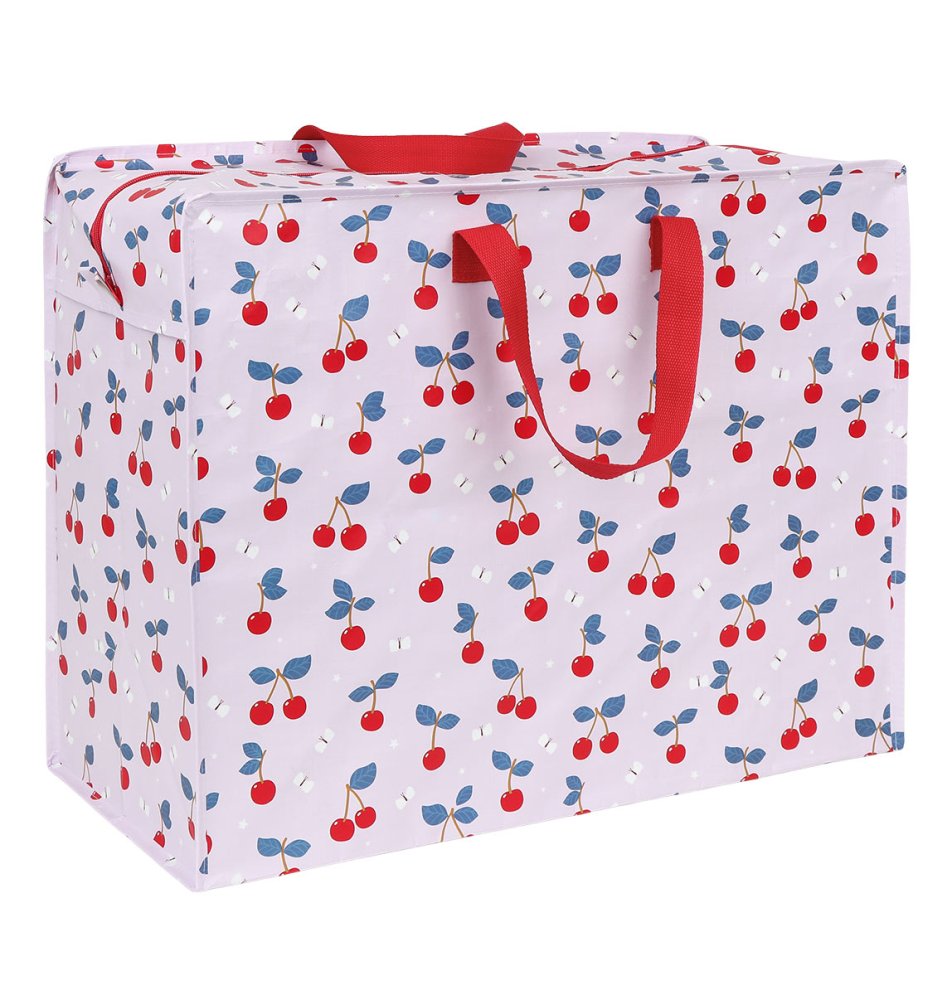 A Little Lovely Company - Borsa contenitore XL - ciliegie