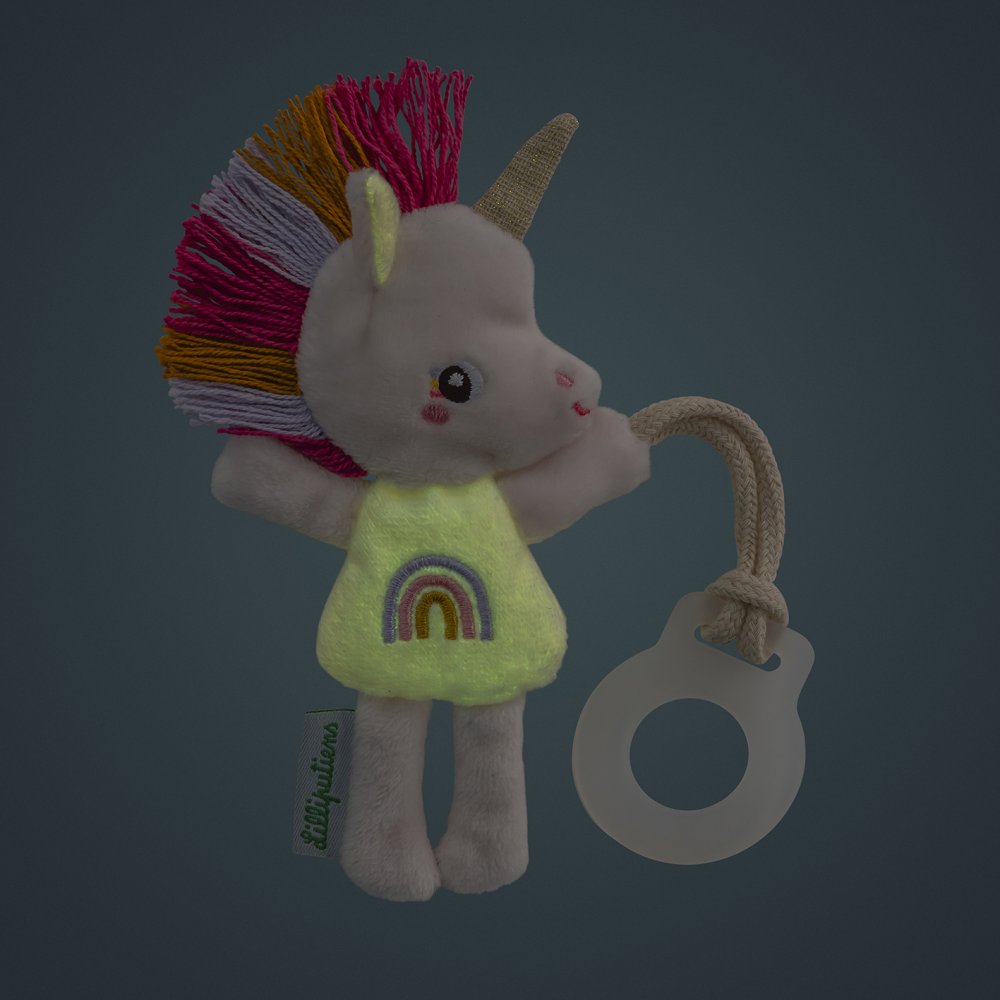 Lilliputiens - piccolo giocattolo che si illumina al buio - unicorno Lena - immagine 3