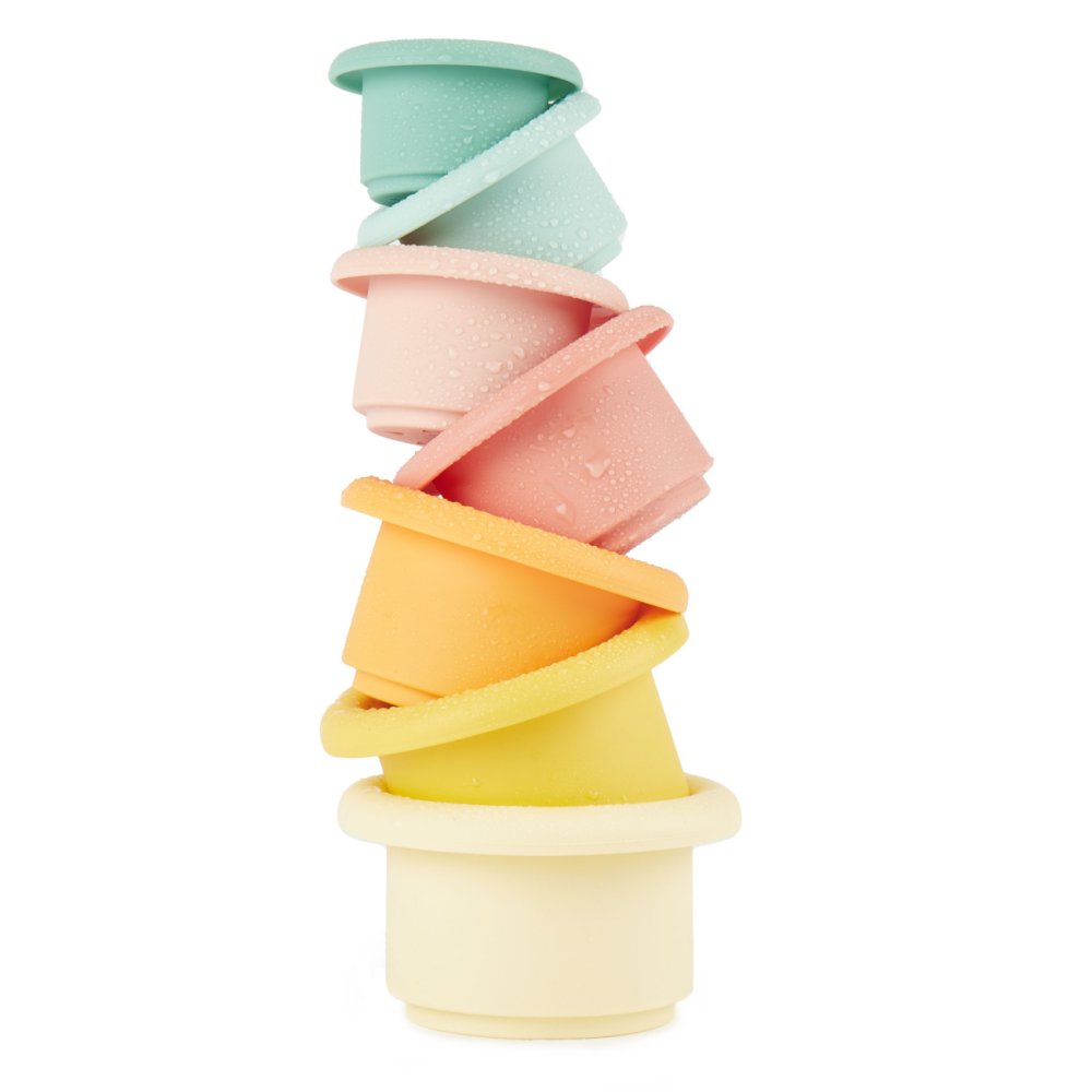 Bieco - Gobelets empilables en silicone - Tropical Vibes – Image 6