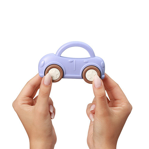 BABYONO Sonaglio con massaggiagengive Car 0m+ - immagine 4