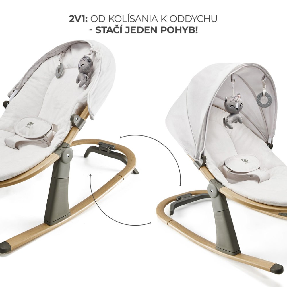Transat Elsu Grey KINDERKRAFT, jusqu'à 9 kg – Image 4