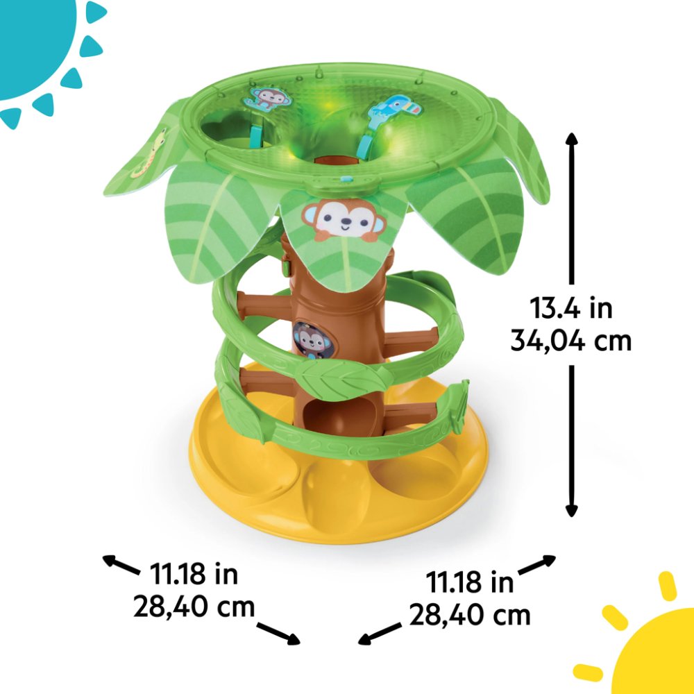 BRIGHT STARTS Pista per palline musicale Tropical Twirl 6m+ - immagine 7