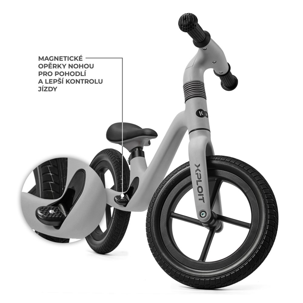 KINDERKRAFT Bicicletta senza pedali Xploit Moonstone silver - immagine 6