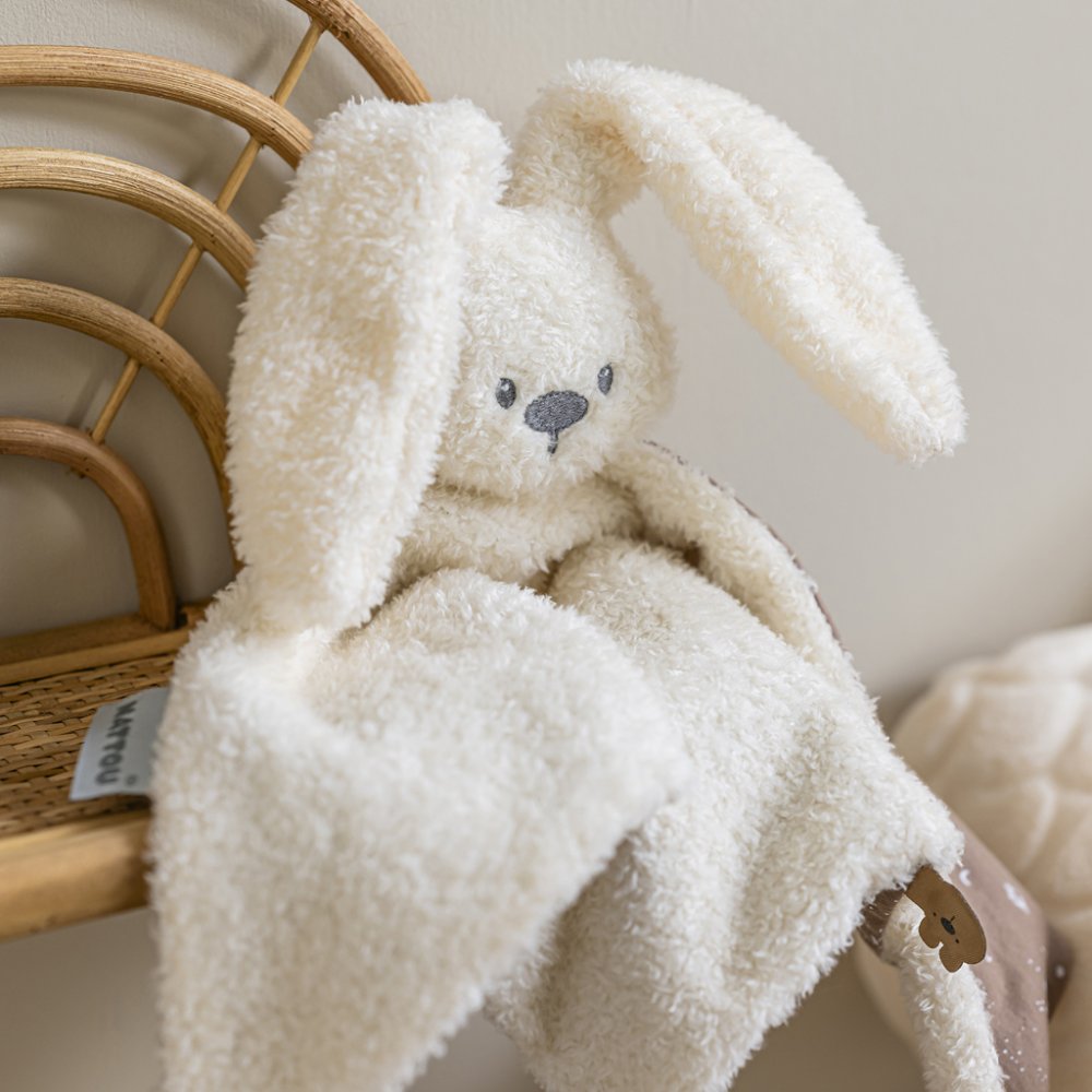 NATTOU Przytulanka maxi Lapidou Teddy Glow waniliowy 65 x 40 cm, 0 m+ - obrazek 4