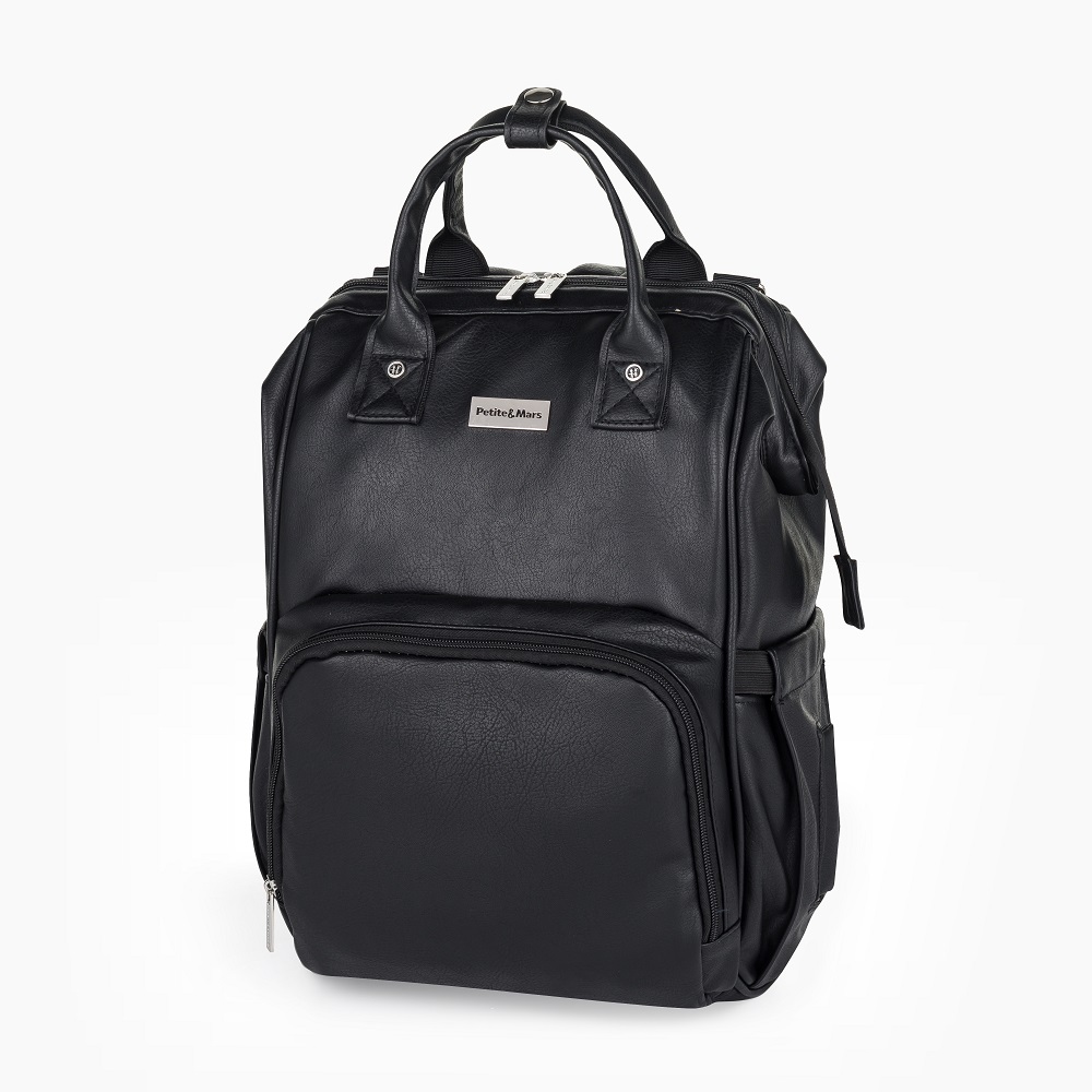 PETITE&MARS Zaino fasciatoio per passeggino Jasper Absolute Black