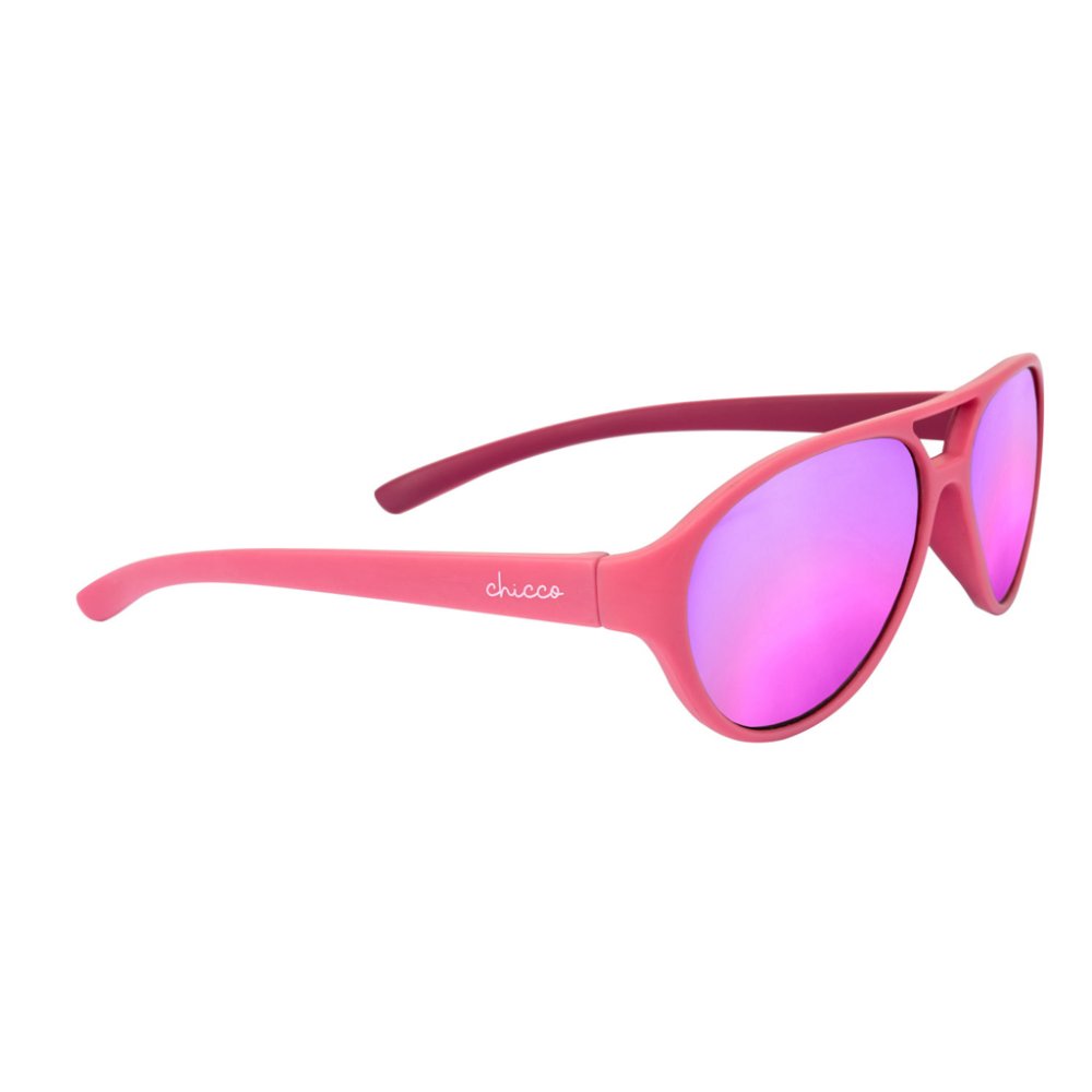 CHICCO Lunettes de soleil roses coll. 2025 - verres miroir, 36m+ – Image 3