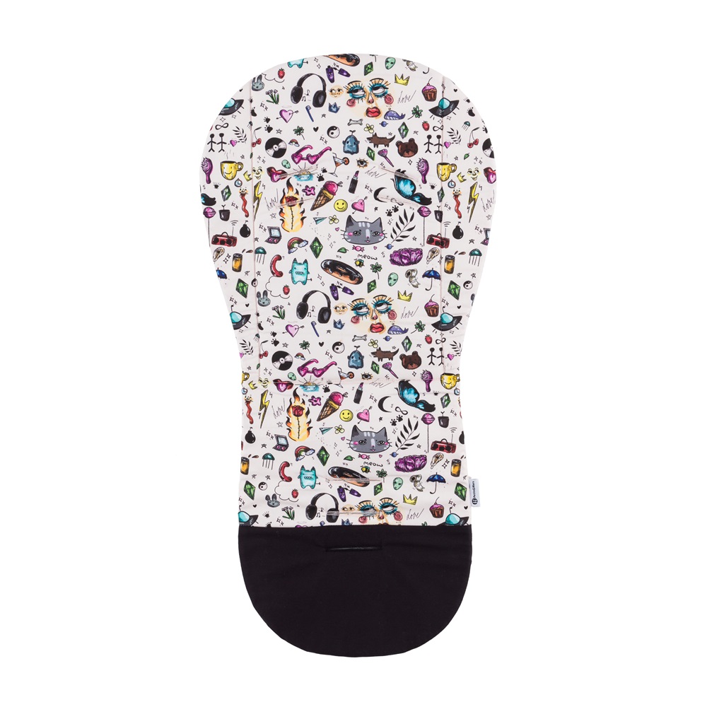 PETITE&MARS Inserto per passeggino Foamy Limited 100 Tattoo - immagine 3