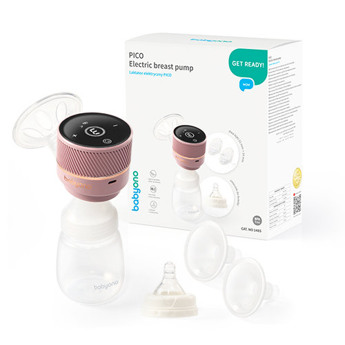 BABYONO Tiralatte elettrico PICO + coppette assorbilatte 100 + 40 GRATIS - immagine 3