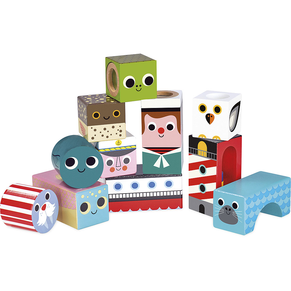 Vilac Drewniane klocki dźwiękowe Morze - obrazek 4