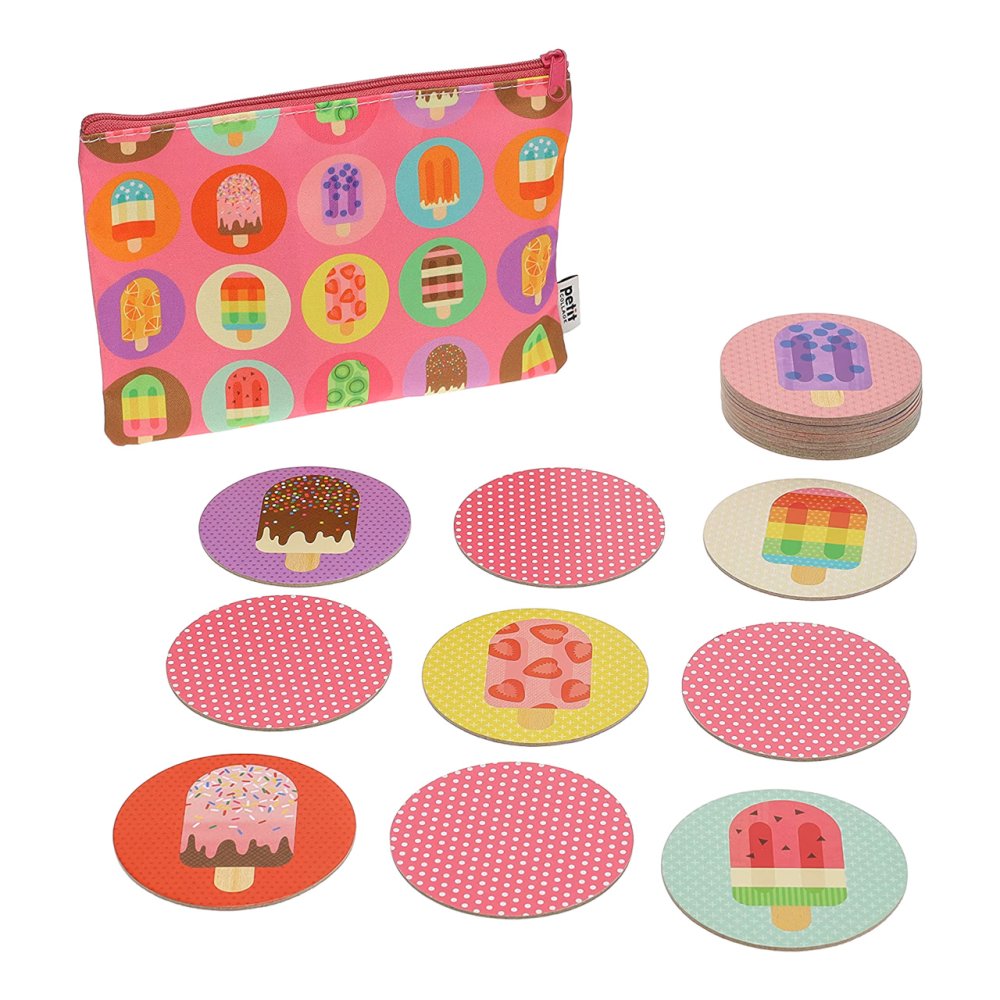 Petit Collage Jeu de Mémoire Glaces